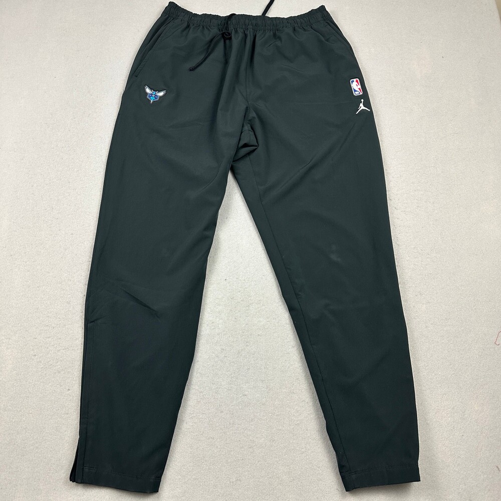 Charlotte Hornets Pants Men XL Tall Black Jordan Spotlight Basketball Jumpman